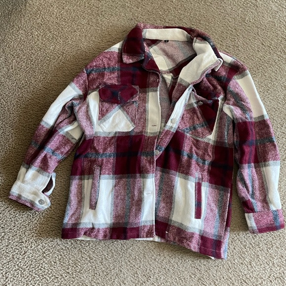 COPY - Zara- Plaid button down flannel shirt Jacket (tagged zara for exposure b… - Picture 3 of 3